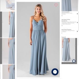 Kennedy Blue bridesmaid dress in slate blue. Size 8. This is the “Caitlin” style